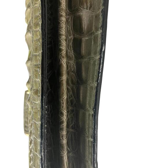 Vintage 80s Structured Reptile Embossed Briefcase - Picture 11 of 11